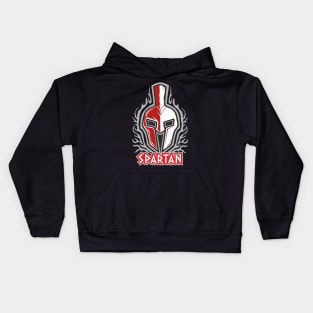 spartan helmet Kids Hoodie